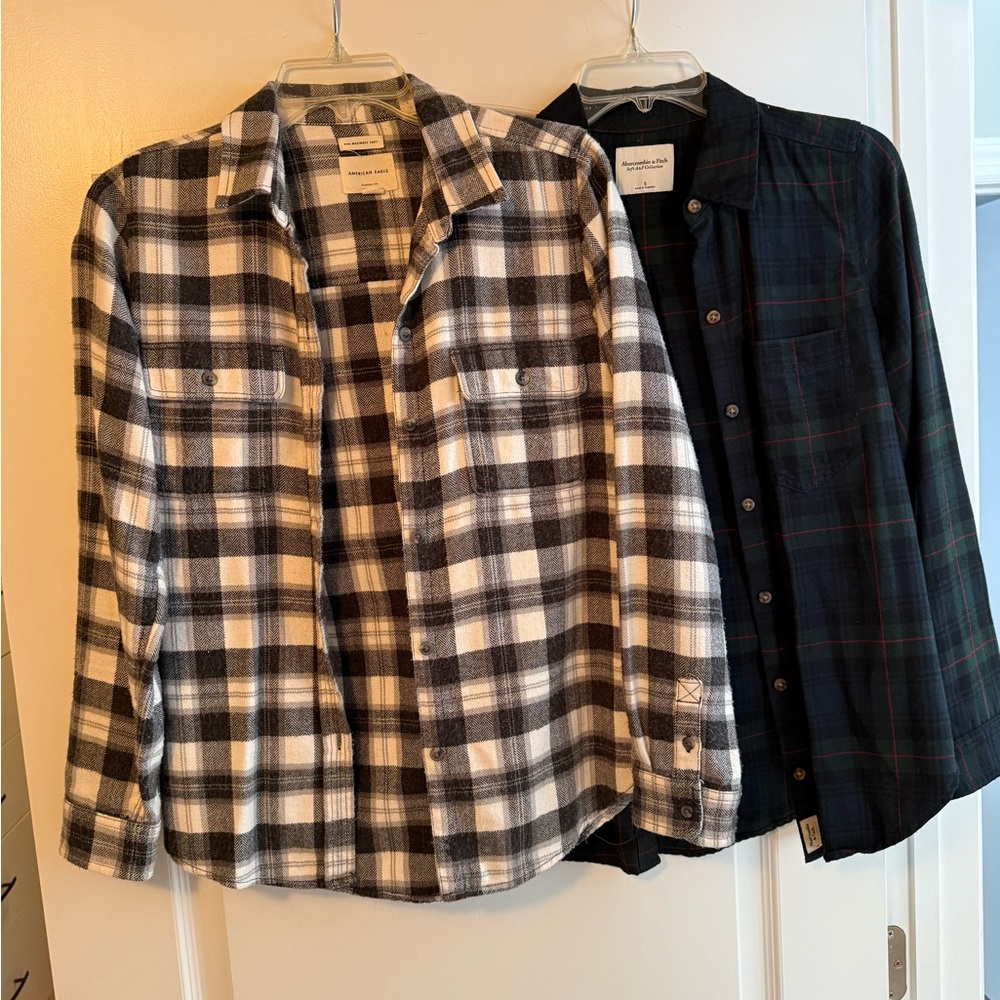 Abercrombie & Fitch / American Eagle Plaid Shirts